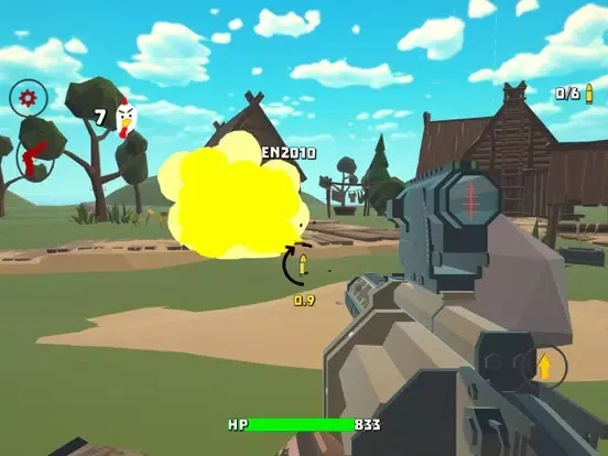 Chicken Offline - Gun Game 2 iPad  Ekran Görüntüleri